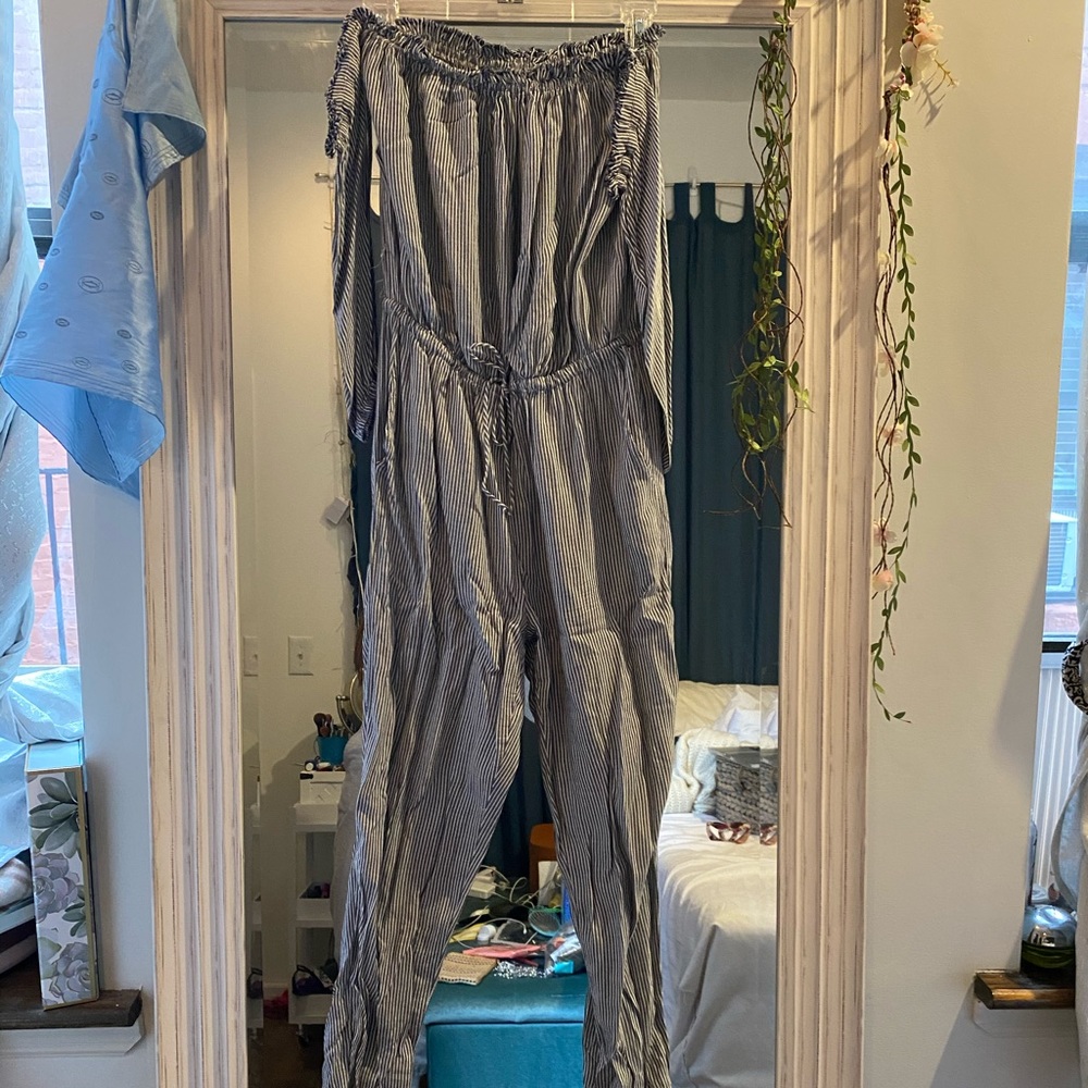 Boujee Striped Jumpsuit